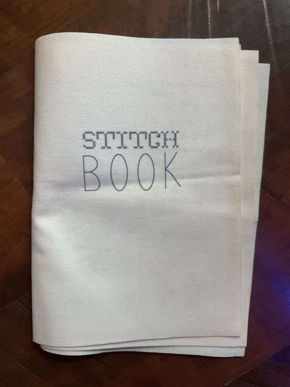 Embroidery stitch practice book for beginners